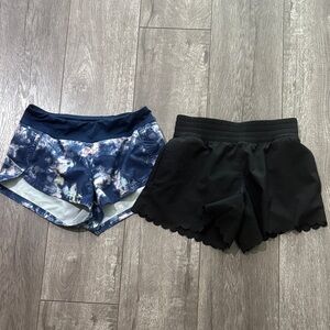 Set of girls active shorts 6-7